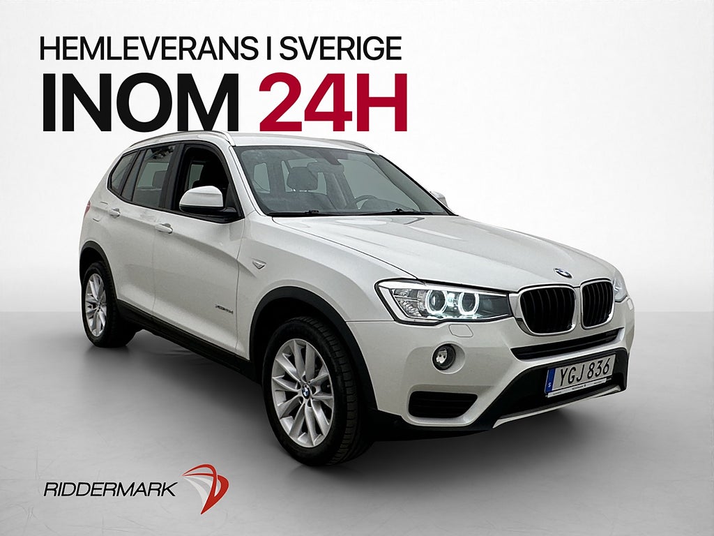 BMW X3 20 d xDrive 190hk HiFi Drag Rattvärme