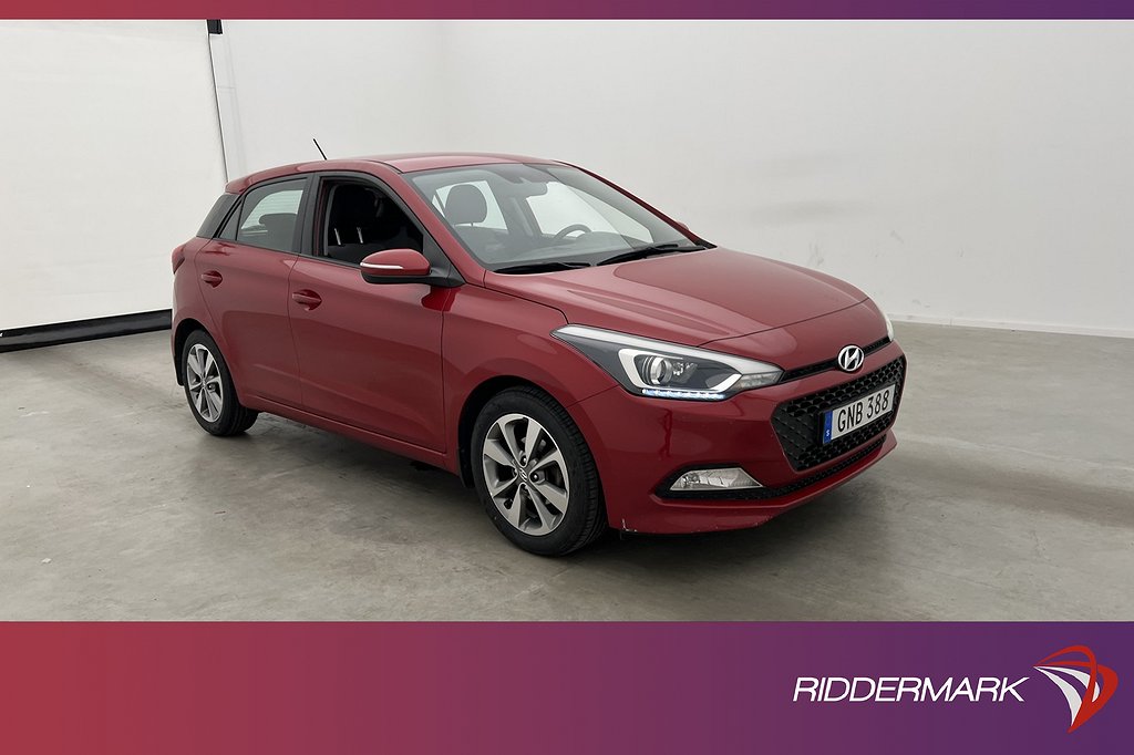 Hyundai i20 1.4 101hk Premium Sensorer Rattvärme