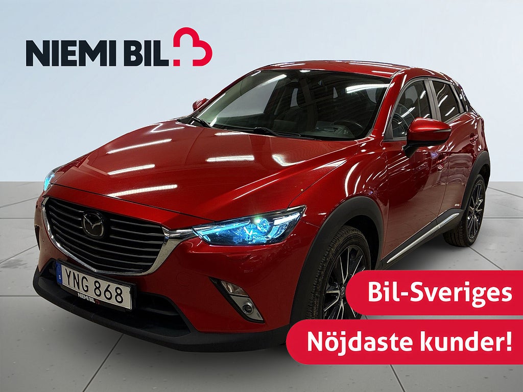 Mazda CX-3 2.0 AWD Optimum BOSE/Kamera/Skinn/Rattvärm/SoV/MoK-Värm