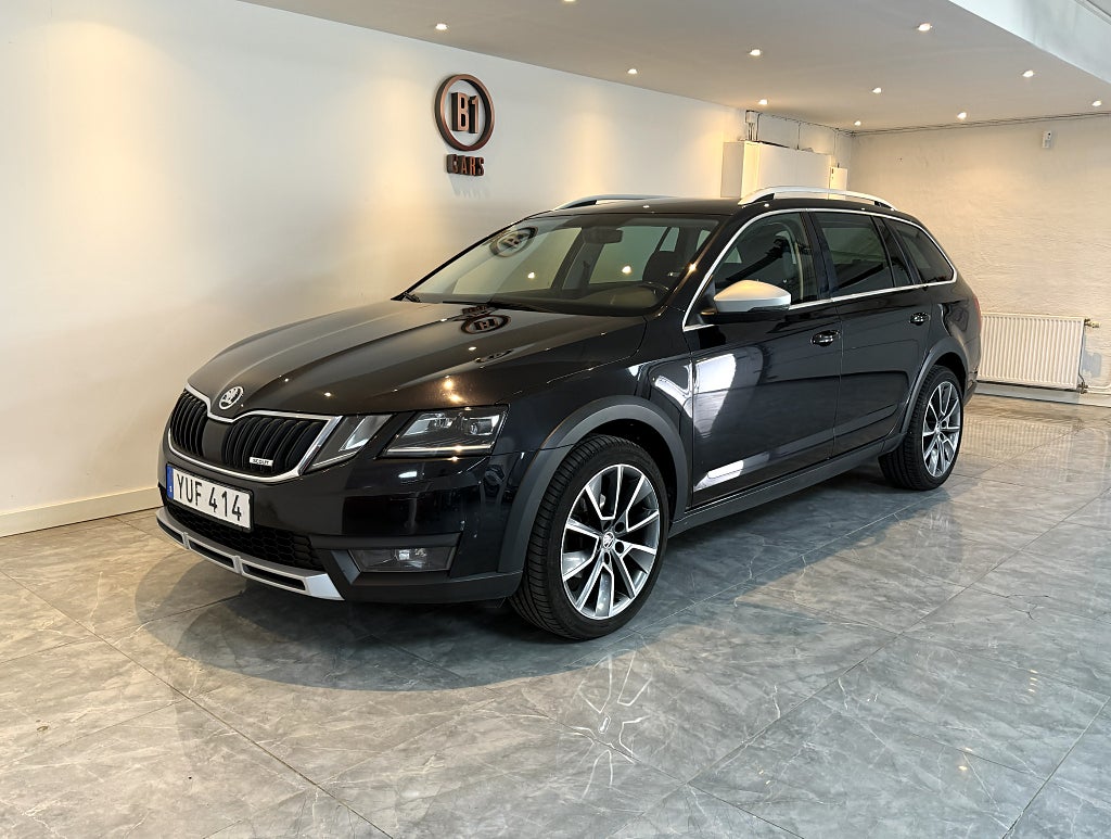 Skoda Octavia Scout 2.0 TDI SCR 4x4 PREMIUM D-VÄRMARE KELYSS CANTON B-KAM