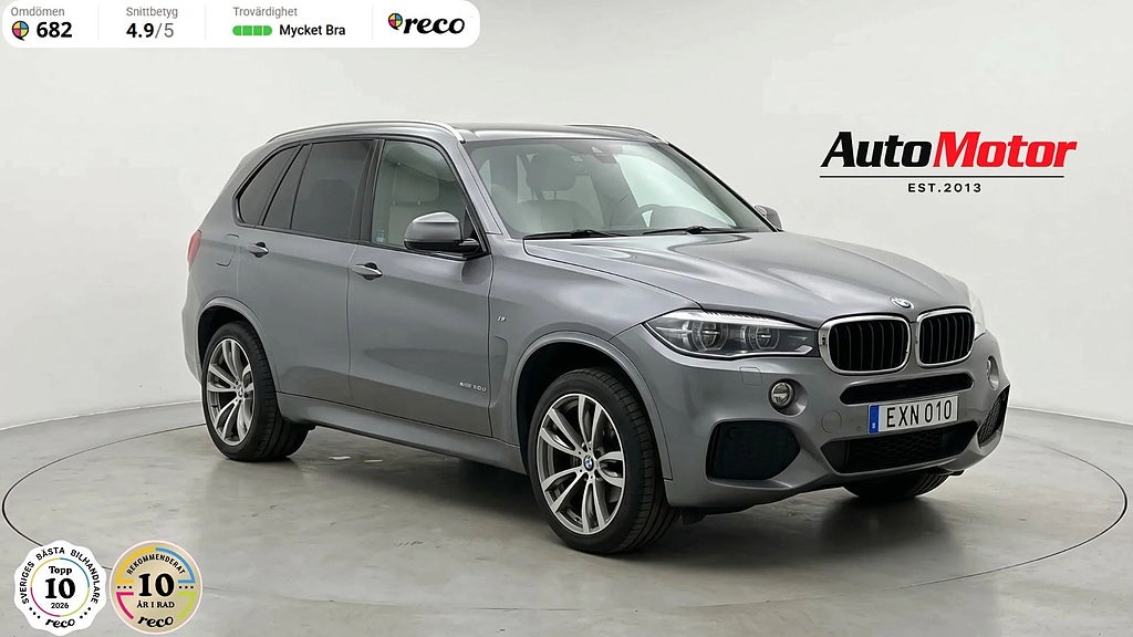 BMW X5 xDrive30d M-sport 258hk Drag/Värmare/Fullservad