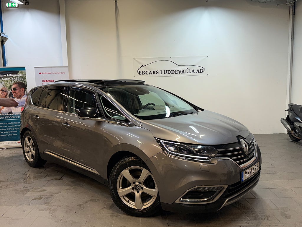 Renault Espace 1.6 dCi EDC Euro 6 NY Bes 990kr/mån 7sits Full utrustad