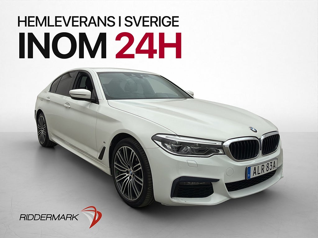 BMW 530e M Sport Cockpit HiFi Kamera Navi Ambient Rattvärme