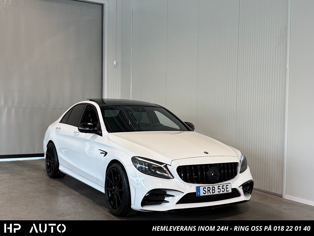 Mercedes-Benz C43 AMG 390hk AMG Cockpit Elstolar Burmester Pano Navi