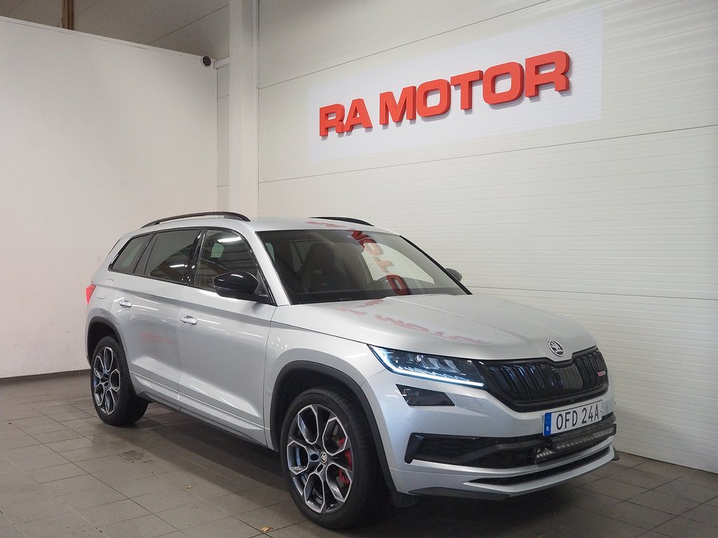 Skoda Kodiaq RS 2.0 TDI 240hk 4x4 | Drag | D-Värm | Cockpit 2020