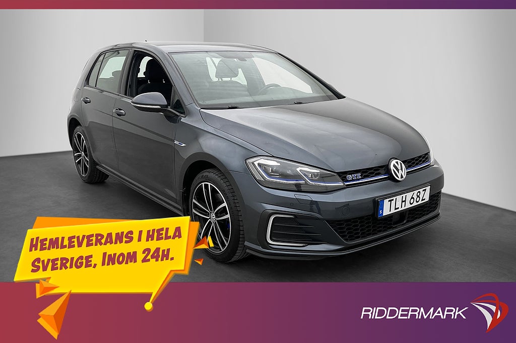 Volkswagen Golf GTE 204hk Värm Cockpit CarPlay Sensorer