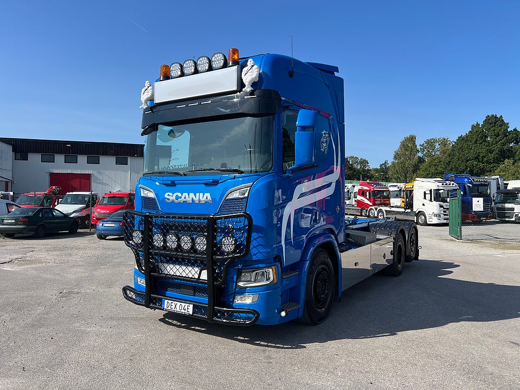 Scania R660 V8 6x2*4 Lastväxlare, ADR, Liftdumper, Euro 6