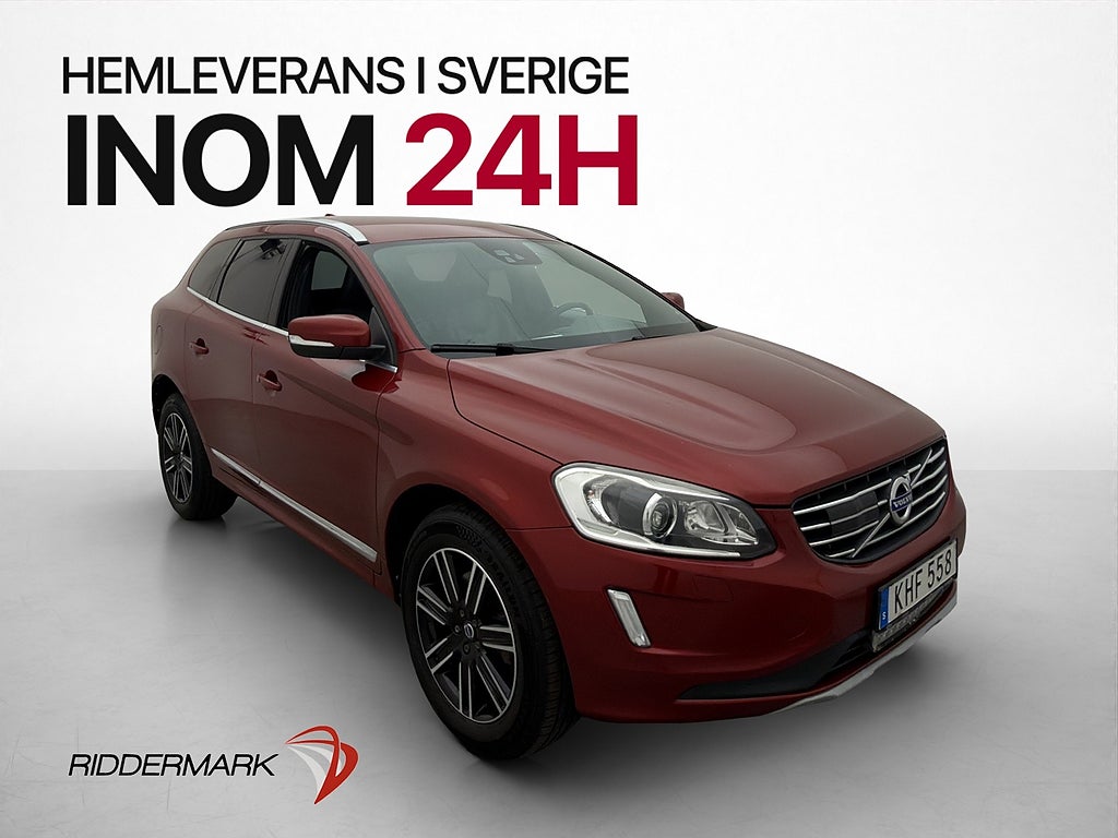 Volvo XC60 D4 AWD Classic Summum D-Värm Skinn Drag Navi VOC