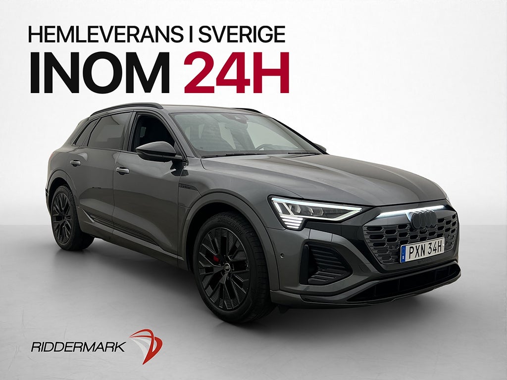 Audi q8-e-tron 55 Q 408hk S-Line Pano B&O Drag 360° HuD