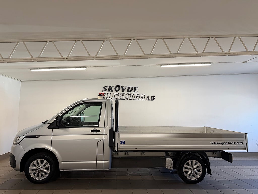 Volkswagen Transporter T30 2.0 TDI Flak 3-Sits/Drag/D-Värmare/Nyservad/Nybesik