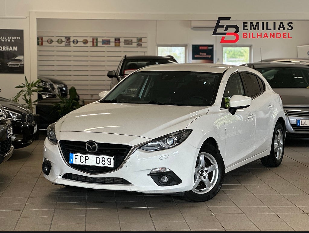 Mazda 3 Sport 2.2 SKYACTIV-D Drag P-sensorer Navi 150hk