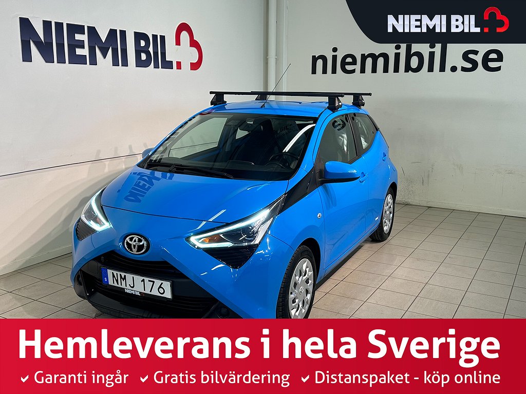 Toyota Aygo 5-dörrar 1.0 VVT Backkamera Kamkedja S/V-hjul