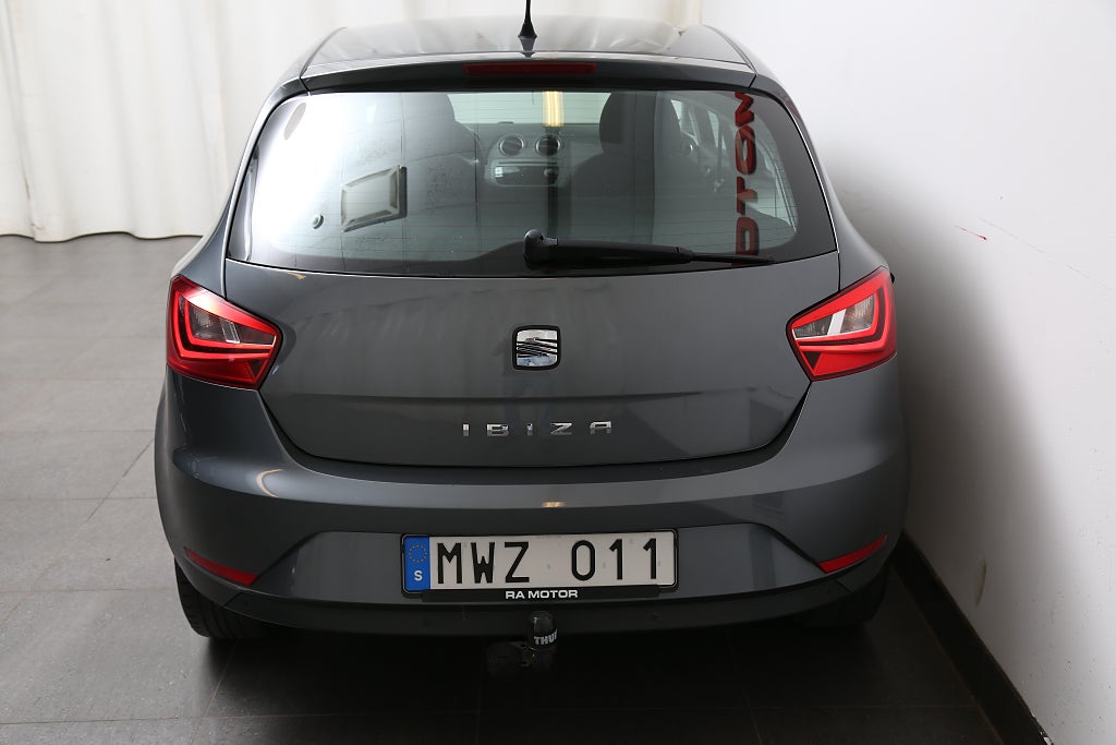Seat Ibiza 1,2 TSI 105hk Style Aut 5dr P-sensor Motorvärmare Drag 2013