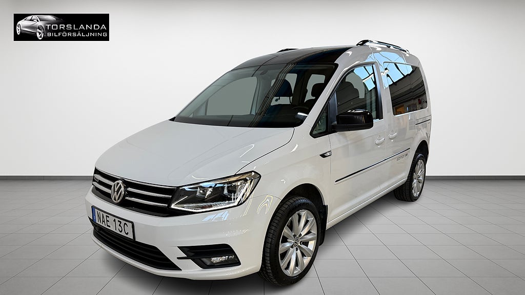 Volkswagen Caddy Life 2.0 TDI 150 4Motion DSG 5-sits Värmare