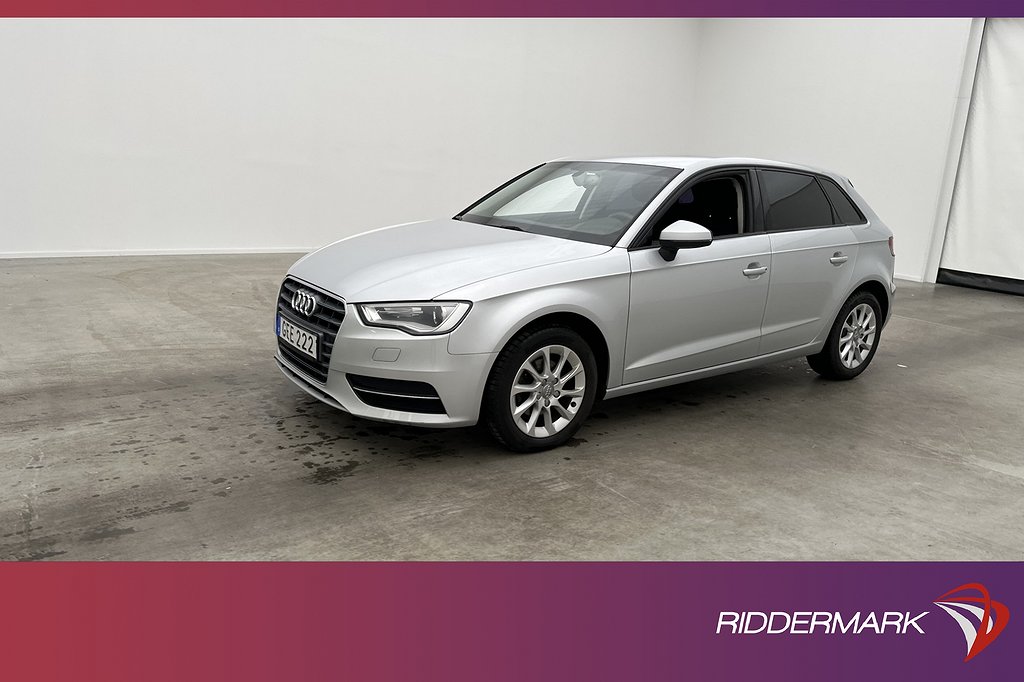 Audi A3 Sportback 1.6 TDI 105hk Attraction Sensorer Dragkrok