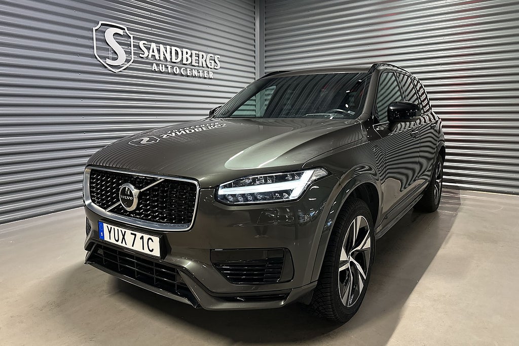 Volvo XC90 Recharge T8 AWD R-Design 360-kam HuD Drag 7-sits