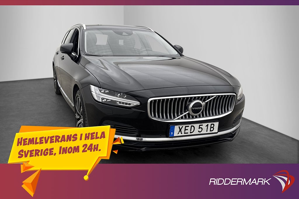 Volvo V90 Recharge T6 AWD Momentum Adv Värmare Drag MOMS