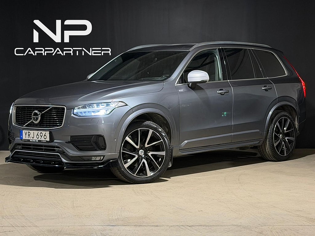 Volvo XC90 D5 AWD 4-Hjulsdriven | R-Design|Värmare|Glastak|7-sits