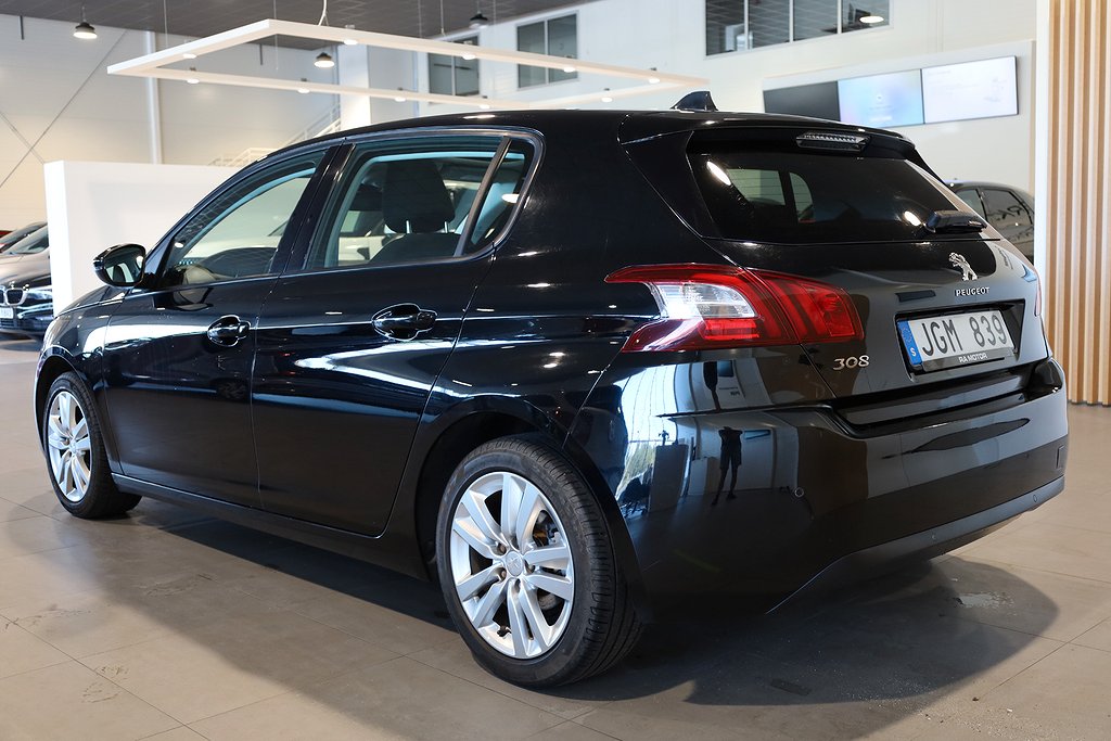 Peugeot 308 1,6 THP 125hk Active 5D Panorama Navi Blåtand 2013