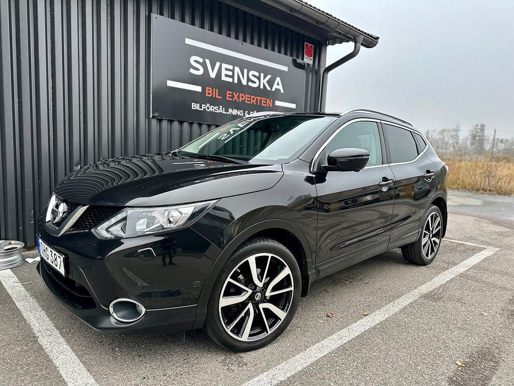 Nissan Qashqai 1.2 DIG-115hk TEKNA/Panorama/Backkamera/Drag