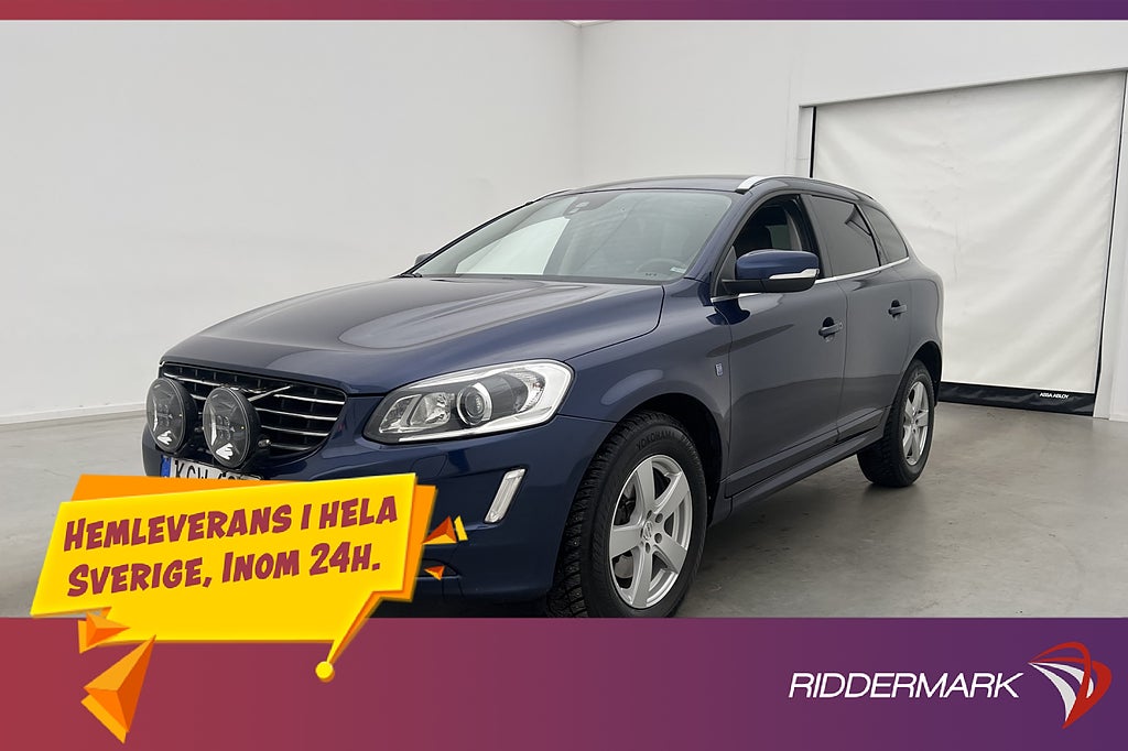 Volvo XC60 D4 AWD Ocean Race VOC Värmare P-Sensorer Skinn