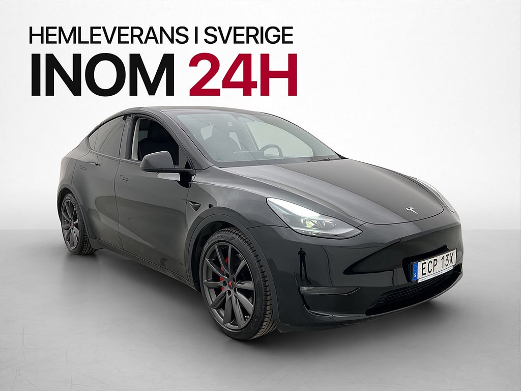 Tesla Model Y Performance Autopilot Värmepump Dragkrok
