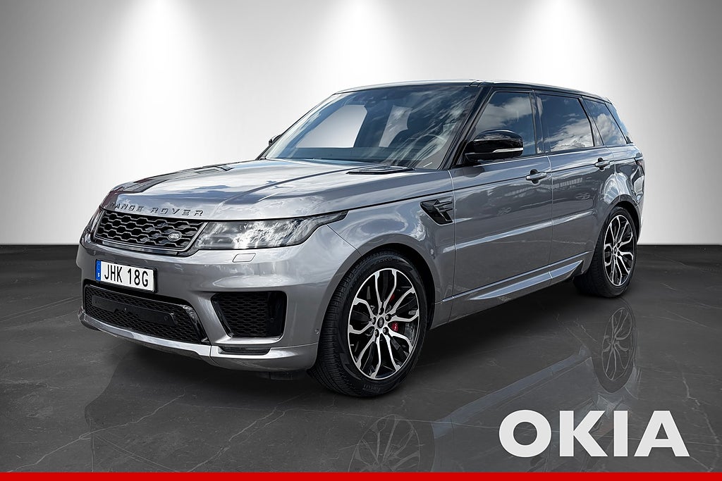 Land Rover Range Rover Sport P400e HSE 360 kamera luftfjädring Navi Panorama 
