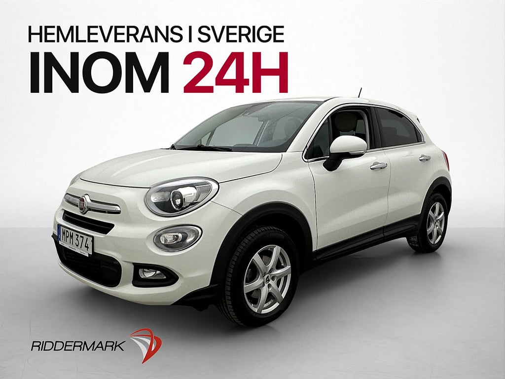 Fiat 500X 1.4 140hk Lounge Kamera Navi Keyless Halvskinn
