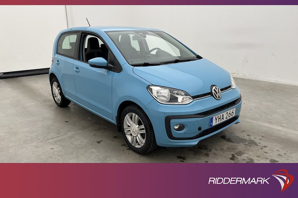 Volkswagen UP! MPI 75hk high up! Värmare Välserv 0,44l/mil