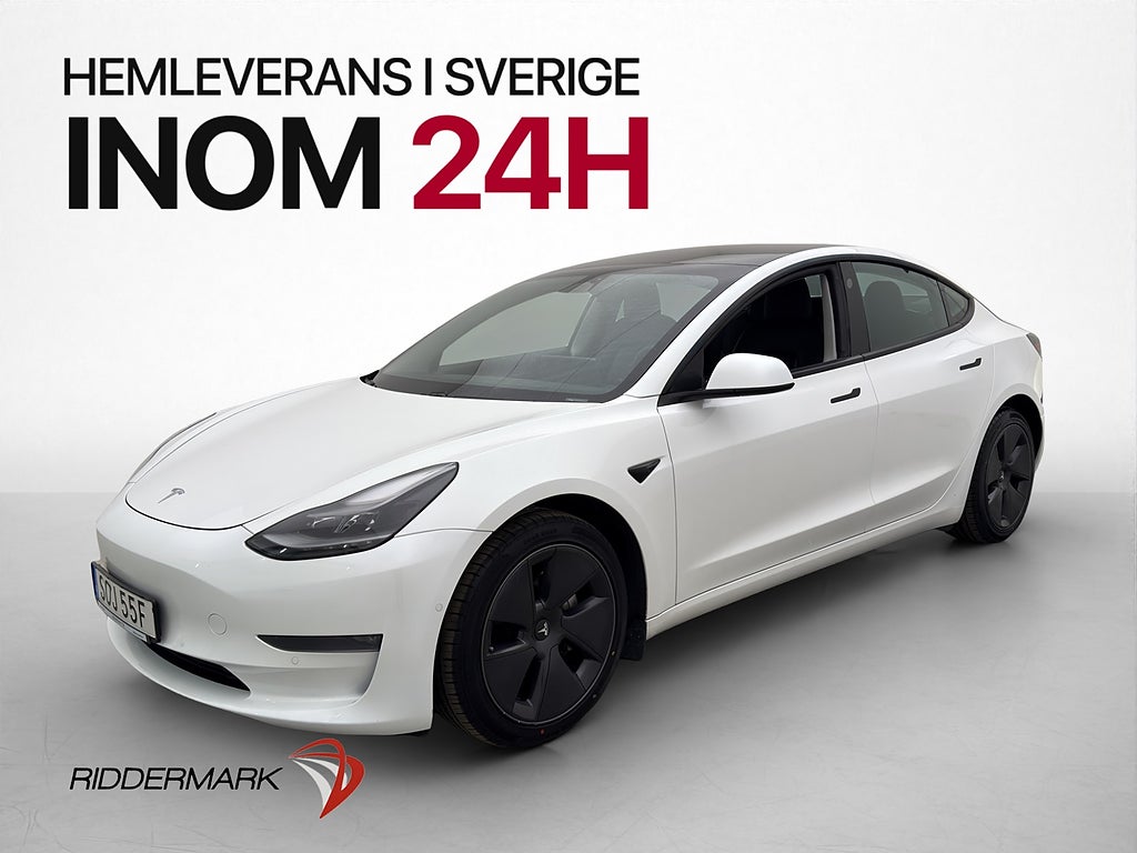 Tesla Model 3 Long Range AWD Panorama Svensksåld MOMS