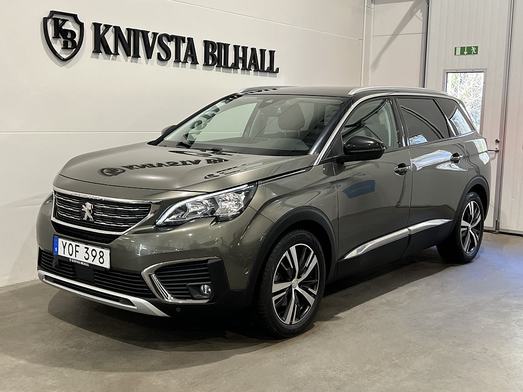 Peugeot 5008 1.6 BlueHDi EAT Allure 7-sits Kamremsbytt MoK 120hk