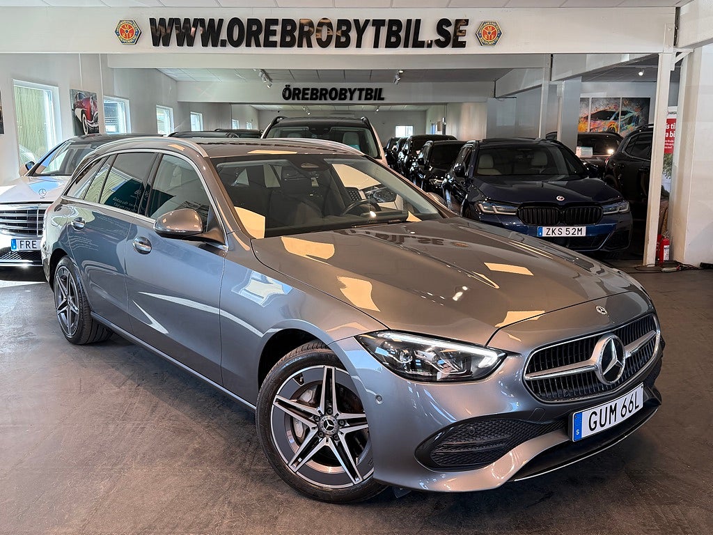 Mercedes-Benz C 300 T e 9G-Tronic Avantgarde Drag Gps Adaptiv Värmare