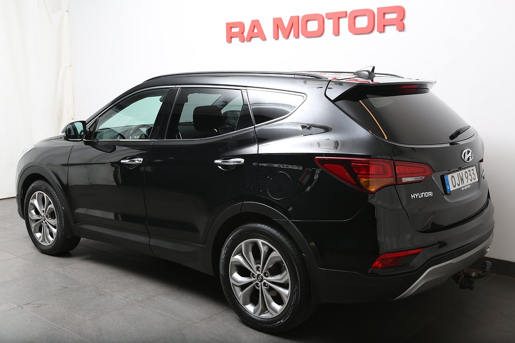 Hyundai Santa Fe 2,2 CRDi Premium AWD Aut Navi Skinn Drag 2017