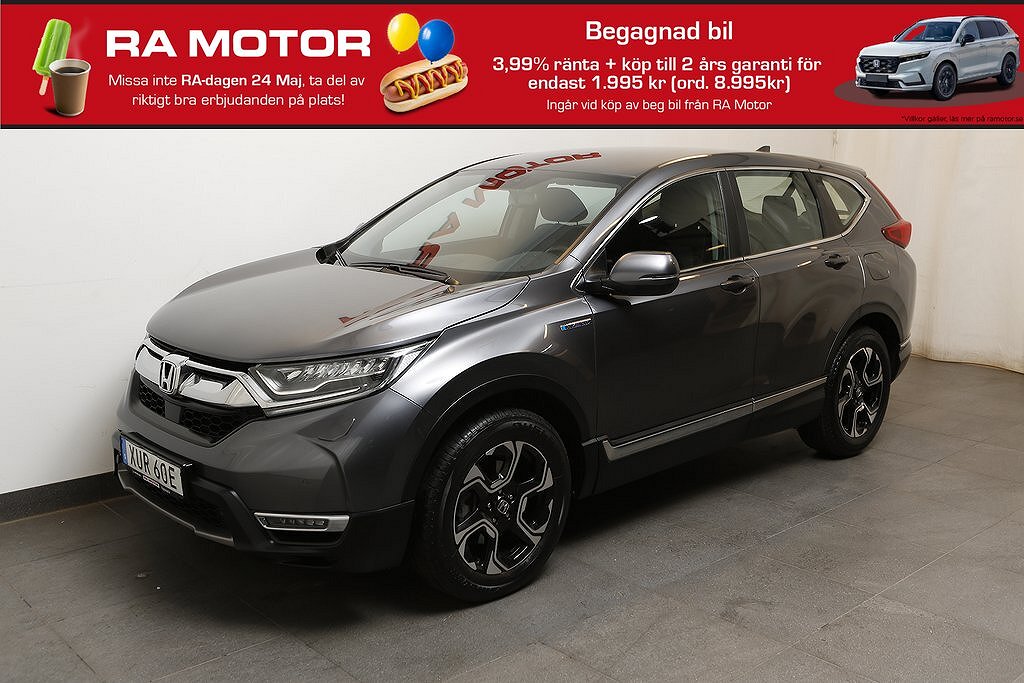 Honda CR-V Hybrid E-CVT Elegance AWD 1ägare Motorv Dragkrok 2019
