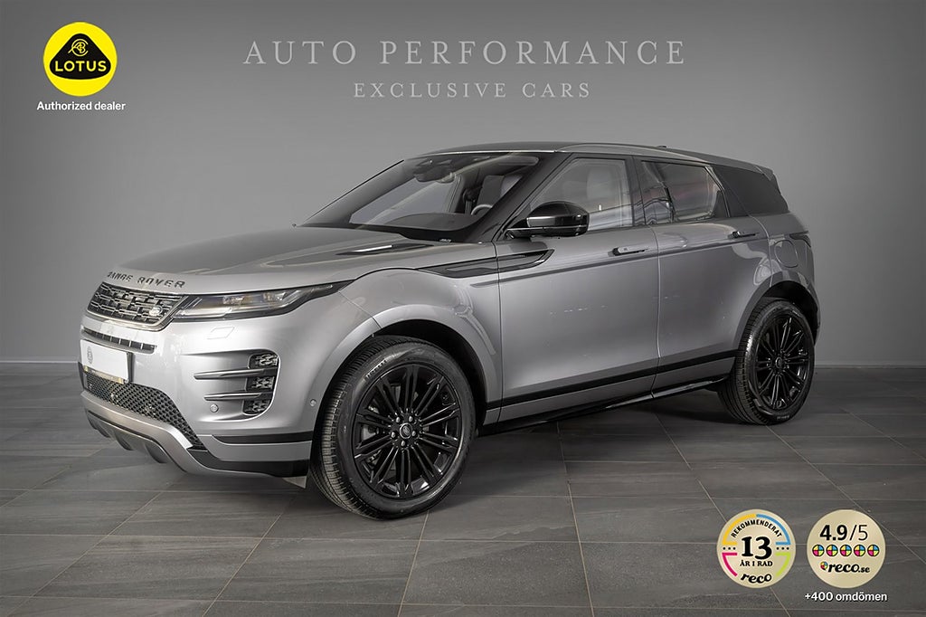 Land Rover Range Rover Evoque P270e AWD Dynamic Dragkrok / Hemleverans /