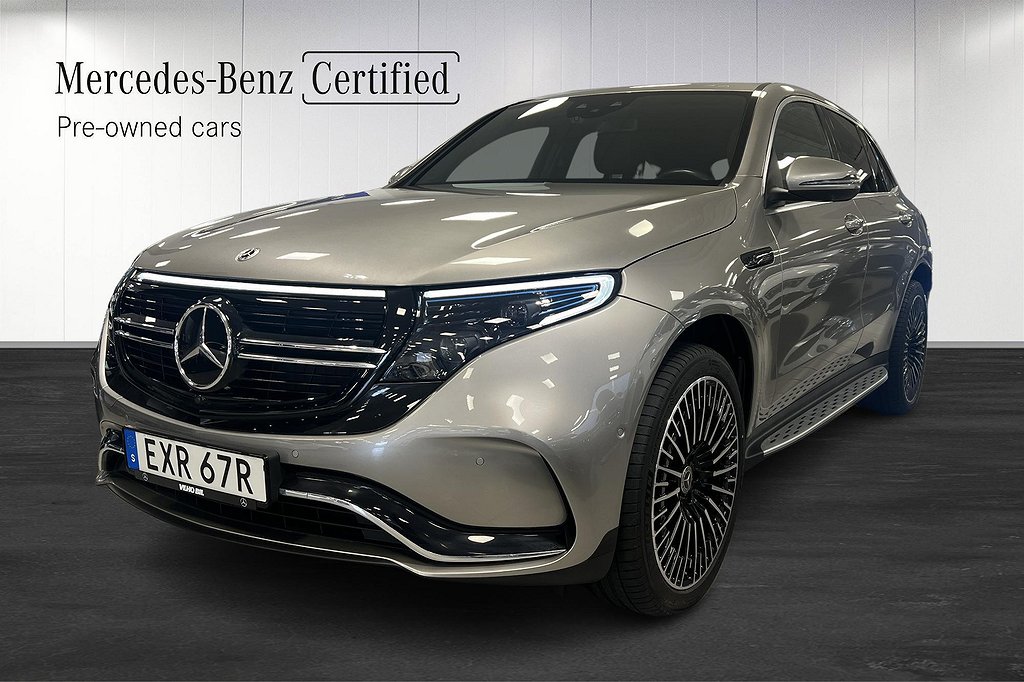 Mercedes-Benz EQC 400, AMG Line, Drag, Carplay, Premium Plus, Minnespaket