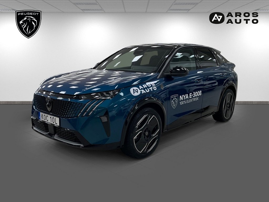 Peugeot E-3008 GT upp till 52,5 mil räckvidd 