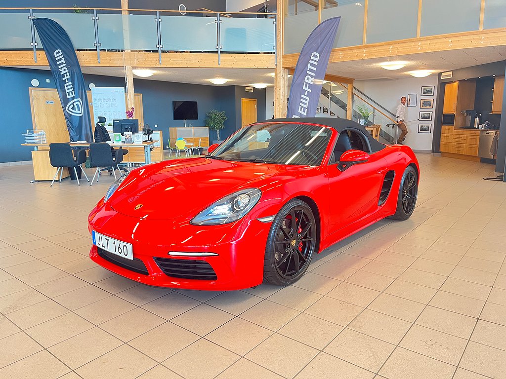 Porsche Boxster 718 S PDK 350HK Sport Chrono (Fint Skick)