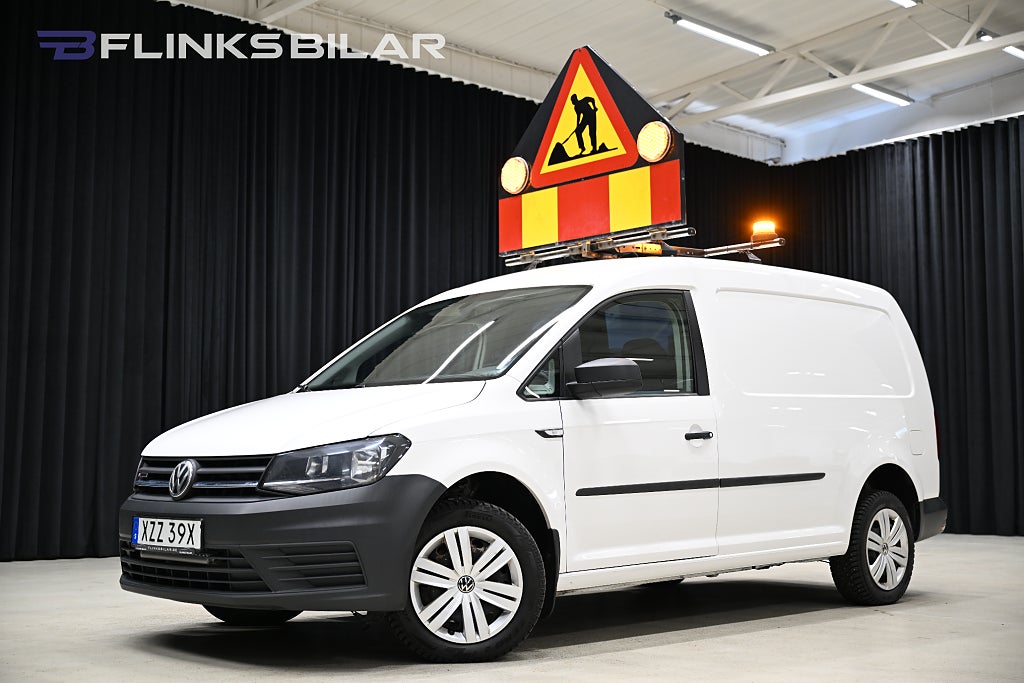 Volkswagen Caddy Maxi 4Motion 150HK Servicebil|Inredd|Drag|Värmare|Leasbar