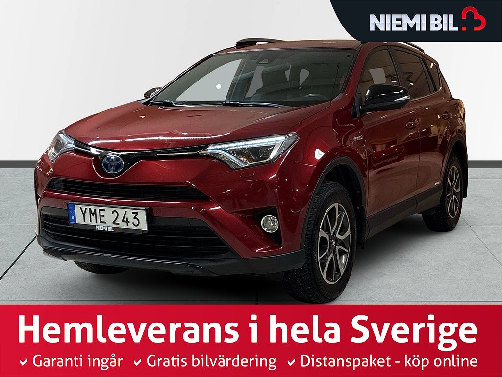 Toyota RAV4 Hybrid 2.5 AWD X-Edition Drag Mvärme Bkamera Rattvärme S&V