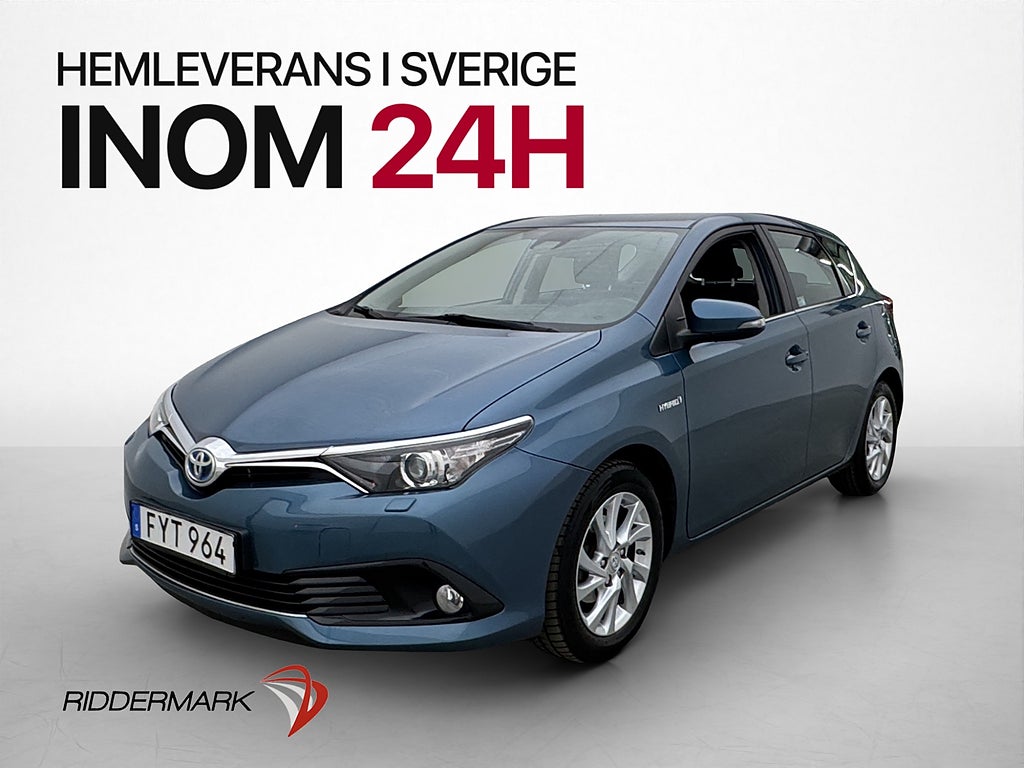 Toyota Auris Hybrid Kamera Dragkrok Keyless 1-ägare 136hk