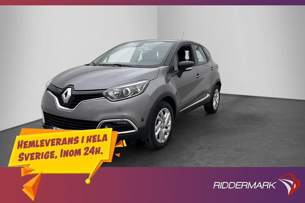 Renault Captur 1.2 TCe 118hk Värmare Navi P-Sensorer LÅGAMIL