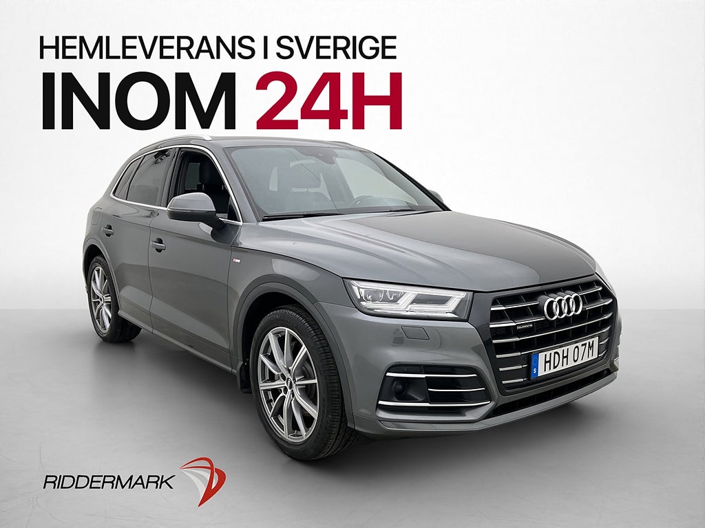 Audi Q5 55 TFSI Quattro S-Line Cockpit HuD Matrix Drag Skinn