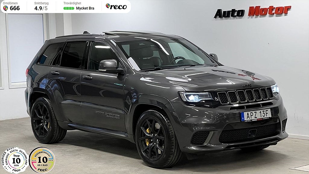 Jeep Grand Cherokee SRT Trackhawk 6.2 V8 4WD 710hk Moms/Leasbar