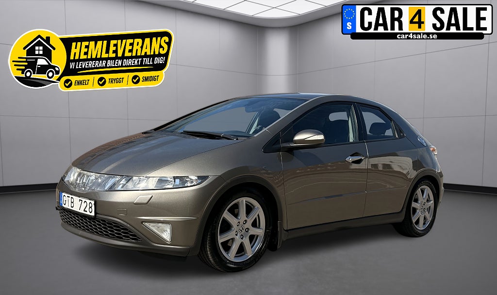 Honda Civic 5-dörrar 1.8 i-VTEC i-Shift Sport | Automat | Nyservad