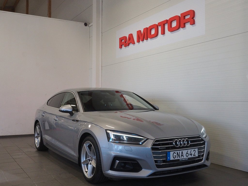 Audi A5 SB 2.0 TFSI quattro 252hk  S Tronic Proline | P-Sen 2018