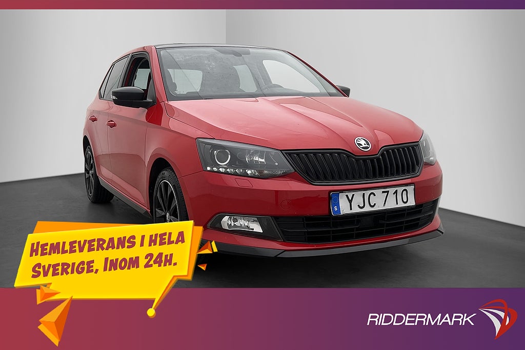 Skoda Fabia 1.2 TSI 90hk Monte Carlo PanoCarplay 0.47l/mil
