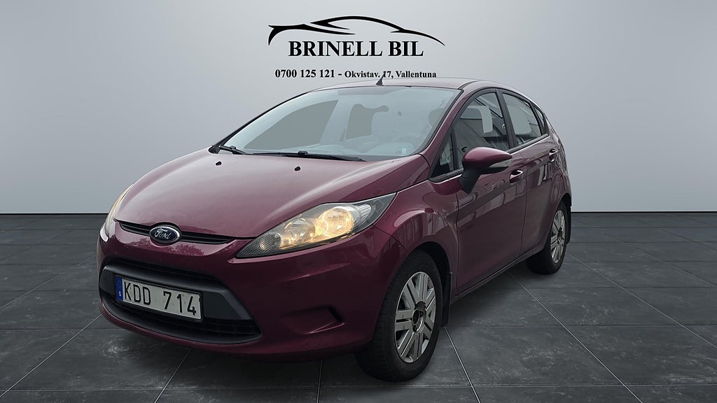 Ford Fiesta 5-dörrar 1.25 Manuell NY BESIKTIGAD Euro 5