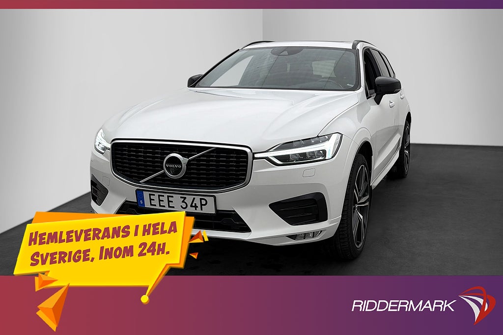 Volvo XC60 T4 190hk R-Design VOC Panorama H/K 360° Drag HUD
