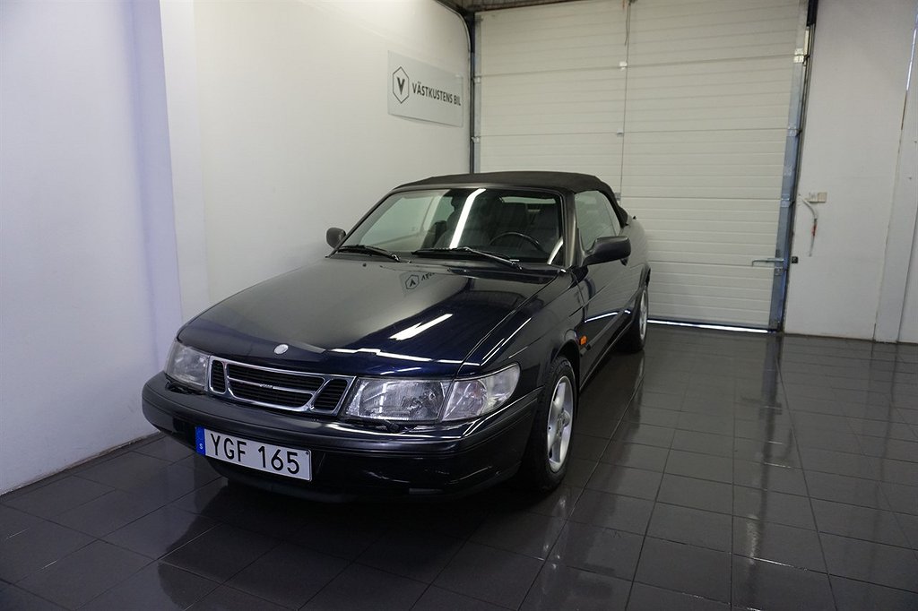 Saab 900 Cabriolet 2.0 Manuell, Låg Mil, Ny Bes 130hk